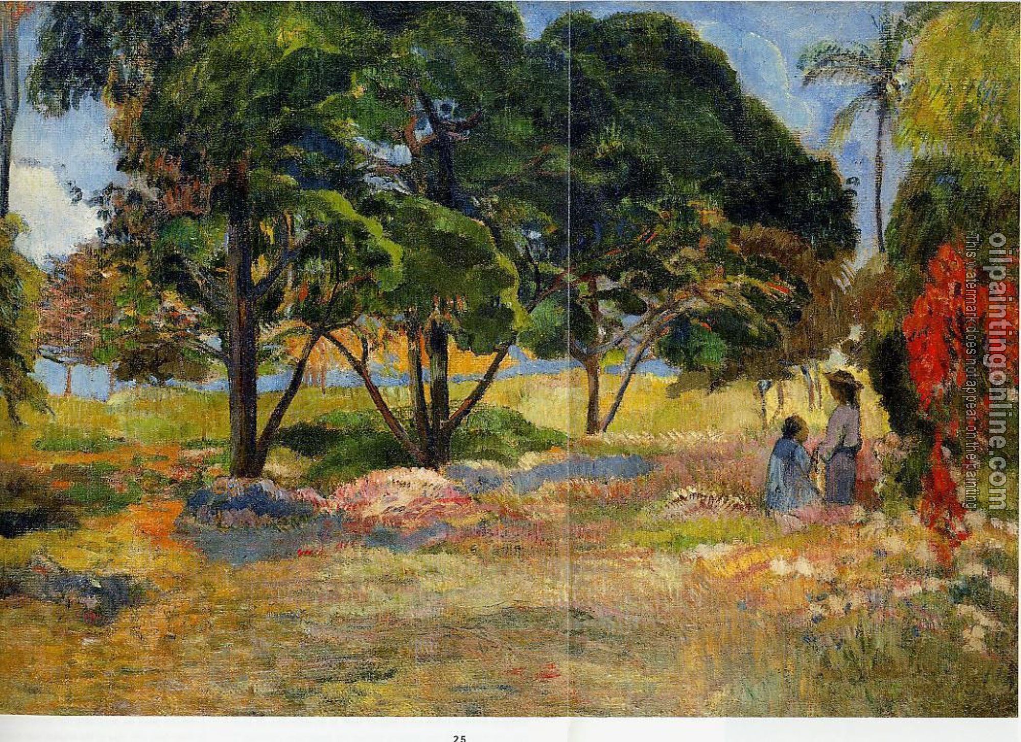 Gauguin, Paul - Landscape with Three Trees